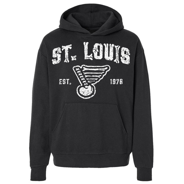 BONES BLUES HOODIE (OVERSIZED)