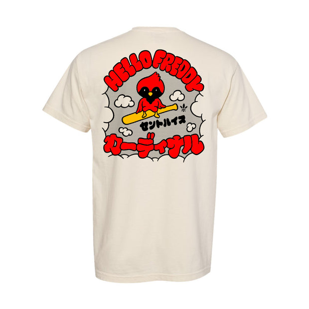 HELLO FREDDY CREAM T-SHIRT