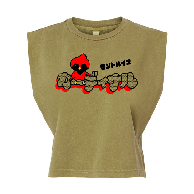 HELLO FREDDY ARMY CROP TOP
