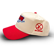 NO DIVING CRM/RED SNAPBACK