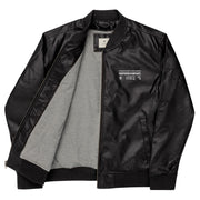 TRADEMARK FAKE LEATHER COAT