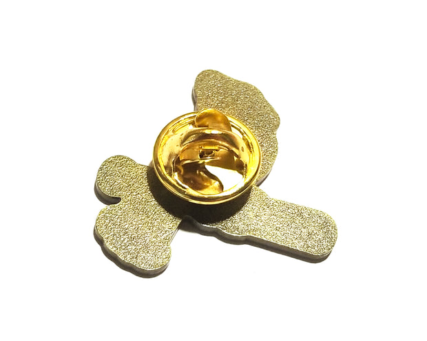 Brass Boner Bird Pin