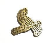 Brass Boner Bird Pin