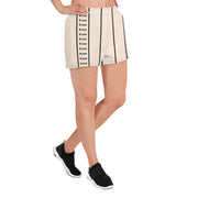 POSER STRIPED WOMENS SHORTS OFF-WHITE